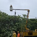 楊柳颱風襲嘉義 10級強陣風衝擊山海區供電 台電全力應變