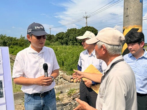 劉建國領軍會勘農水路 5鄉鎮爭取三千萬經費大改善