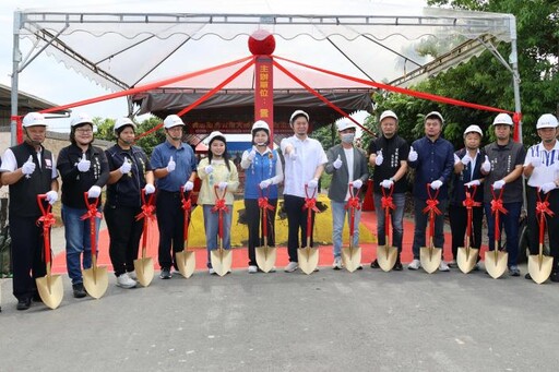 斥資1.45億治水 馬公厝大排動工 張麗善:揮別水患 打造永續安居家園