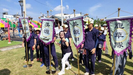 水上鄉第五屆美源盃社區槌球交流賽暨青少年槌球隊成軍 理事長林泊佑授旗