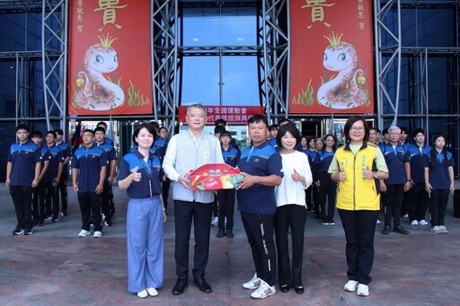 114年全運會嘉市代表隊授旗典禮 勉勵選手以KANO精神 為嘉爭光!