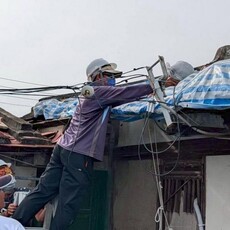 因應鳳凰颱風來襲 南市府協助丹娜絲受災戶完成防颱整備