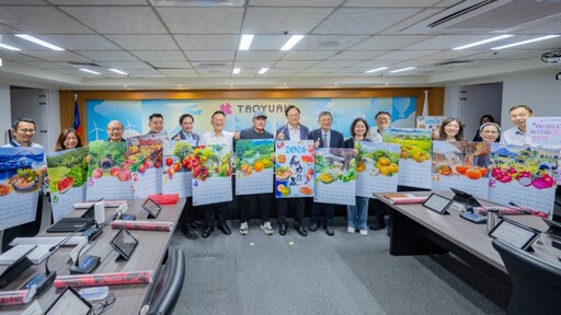 桃市府發布2026農產月曆「馬力食足」廣受歡迎
