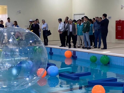 海洋科技產業創新專區海上訓練水池開幕，將開放學生居民入場