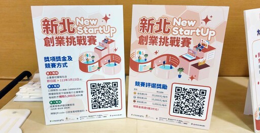 新北首屆New StartUp創業挑戰賽 總獎金9萬5,000元 等你來創業