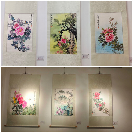 分享「琉璃張」水墨境界 網路彩墨畫家「牡丹仙子」張瑄玲 首度個展