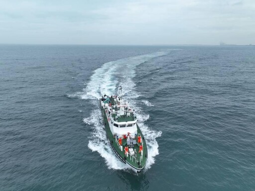 100噸新造巡防艇投入執法 臺南海巡增添生力軍