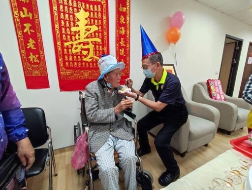2位百歲榮民同日慶嵩壽 宜蘭榮服處獻祝福