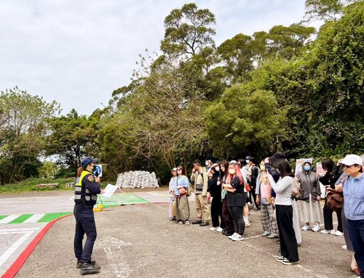 竹市警局x監理站 前進三所大學類行動劇實境演練宣導交安