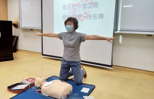 救人一技在手 希望無窮 佳里榮家CPR-AED在職教育訓練