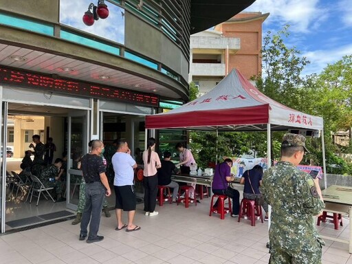 南警慶警察節 辦捐血做公益 國軍官兵力挺參與行動