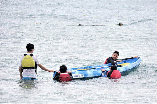 新北三芝國中獨木舟體驗活動 推廣海洋教育落實戶外安全作為