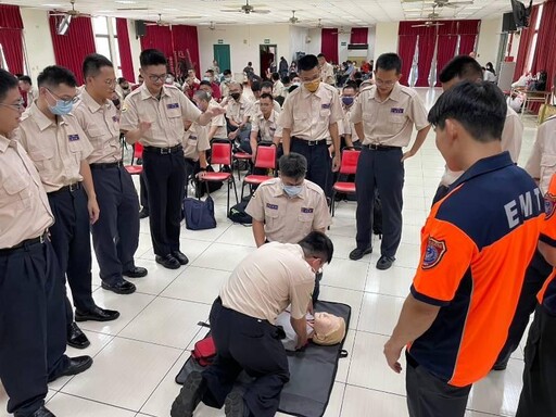 落實役男民防勤務訓練 臺南替代役法紀教育在職訓練