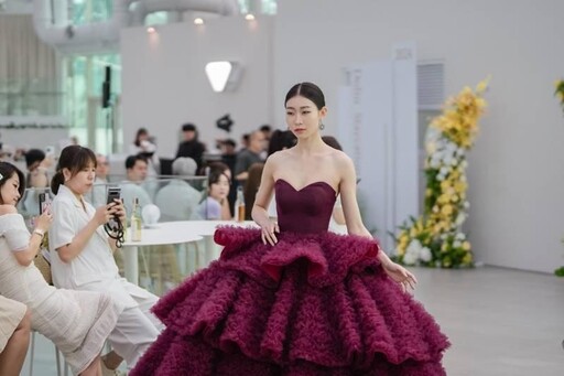 杜林紙草手工婚紗秀於臺南美術館展出！
