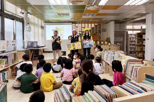 進校園扎根廉潔品德 竹縣「廉潔品德」廉政說故事最終站皮皮獅遊芎林