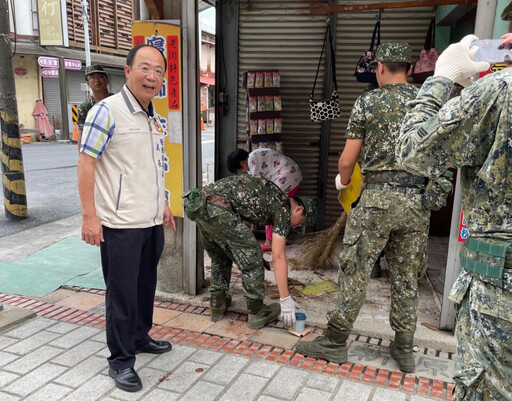 凱米颱過境 臺南榮服處跨域資源整合 助榮民眷災後復原