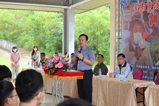 南市軍服務站陪同市府慰勞國軍協助替代役備役役男實彈射擊訓練