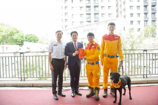 提升竹市救災量能 北台灣首座「災害搜救犬IRO國際評量檢測場地」啟用