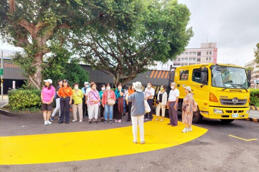 交通安全園區實車演練 桃園監理站宣導運輸業落實路口停讓