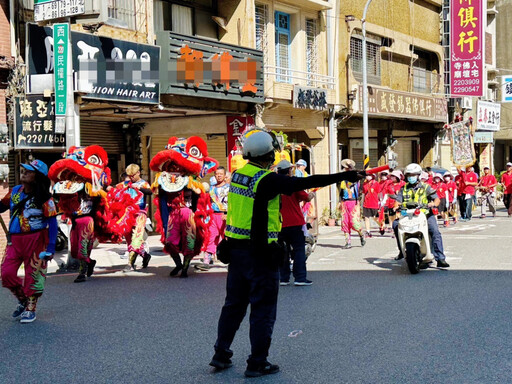 臺南400府城迎媽祖熱鬧滾滾 南警加強交通疏導