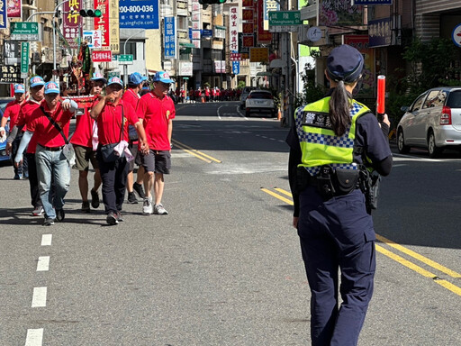 臺南400府城迎媽祖熱鬧滾滾 南警加強交通疏導