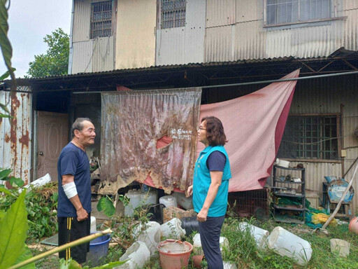 山陀兒颱登陸 嘉義榮服處送愛提醒榮民眷勿輕忽