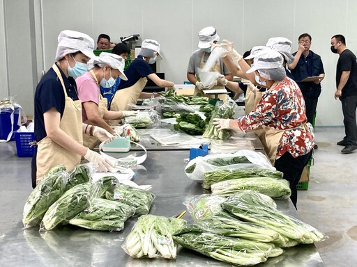 颱風停課有機蔬菜無法出貨 竹縣府攜手竹縣農會完銷4.5噸挺農友