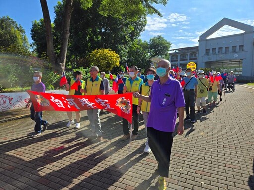 歡慶雙十 白河榮家住民國旗飄揚迎國慶