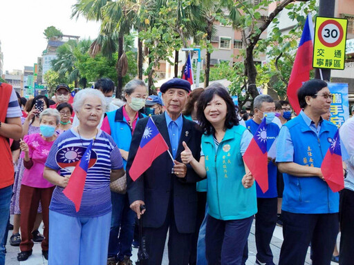 嘉市國慶升旗典禮 嘉義榮服處熱情響應