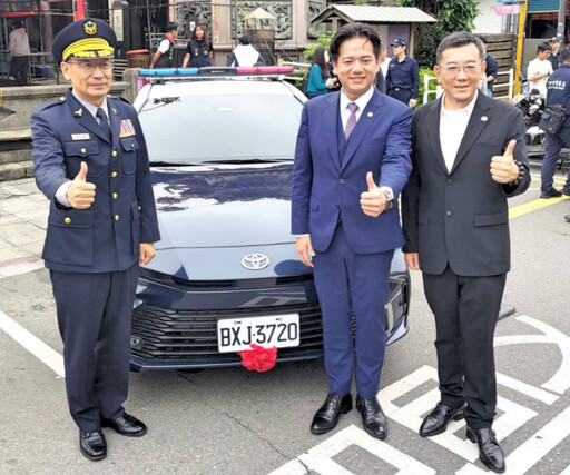 熱心公益守護城市安全 竹蓮寺再捐贈偵巡車輛累計金額近3千萬元