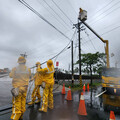 強颱康芮造成逾3772戶停電 台電新營區處全力搶修中