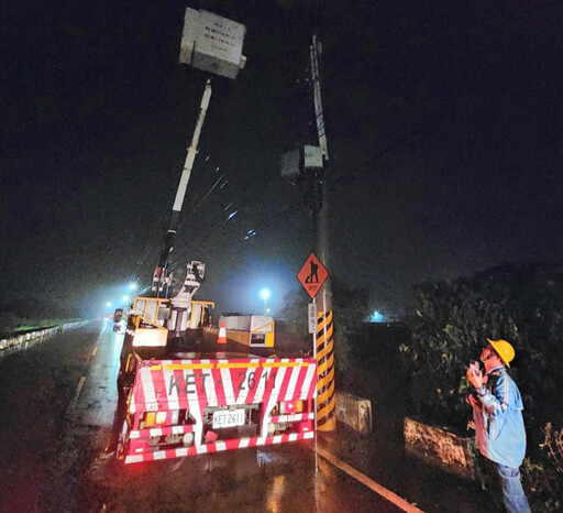 康芮颱離台後勁仍大！台電新營：持續動員力拼1日全數復電