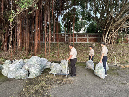 花蓮榮家平安度過颱風天 全體動員展開復原工作