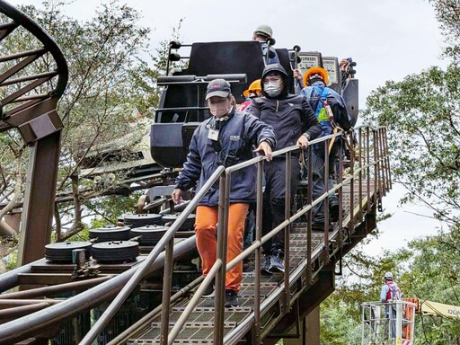 中央和地方聯手首推旅遊安全提升計畫 六福村模擬災害動員逾百人參與