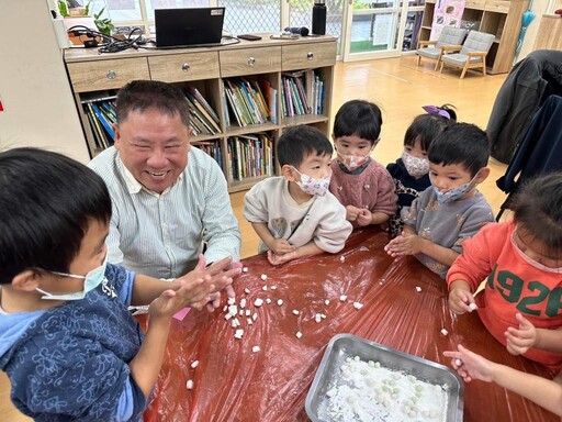 花蓮榮家與幼園童手作暖心湯圓 老幼共融幸福迎冬至