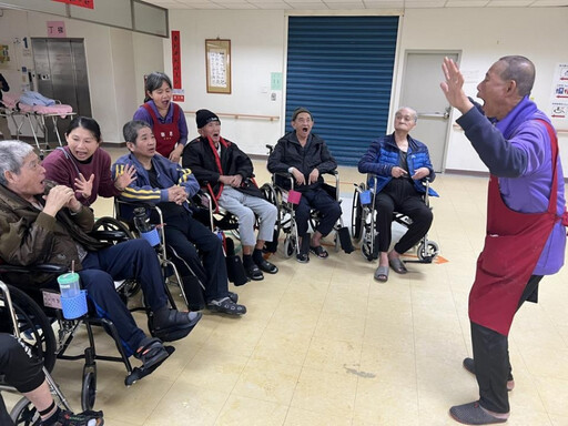 白河榮家健口操運動 關心住民餐餐吞嚥沒煩惱