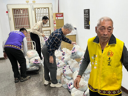 花蓮榮服處感謝南投玄聖堂歲末寒冬送暖