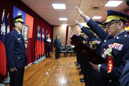 南警局16人異動！市長重申治安無假期 共同打造安全幸福宜居城市