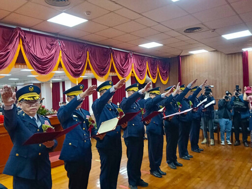 南警局16人異動！市長重申治安無假期 共同打造安全幸福宜居城市