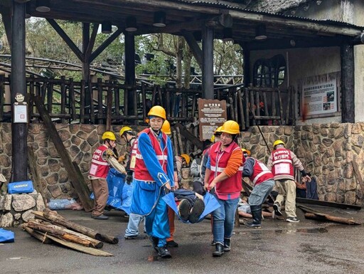 台灣黑熊脫逃引恐慌？六福村地震、大量傷病患演習過程逼真