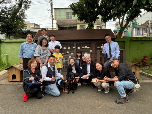 日本校園犬協會參訪桃市龍岡國小 交流校犬飼育經驗