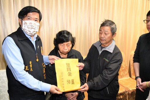 義消遭蜂螫身亡 中壢仁海宮捐50萬撫恤金