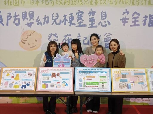 預防嬰幼兒窒息！桃園婦幼局推出「安全指南」提升家長育兒知能