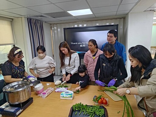 移民署桃園站推廣文化交流 菲籍新住民分享家鄉美食魅力