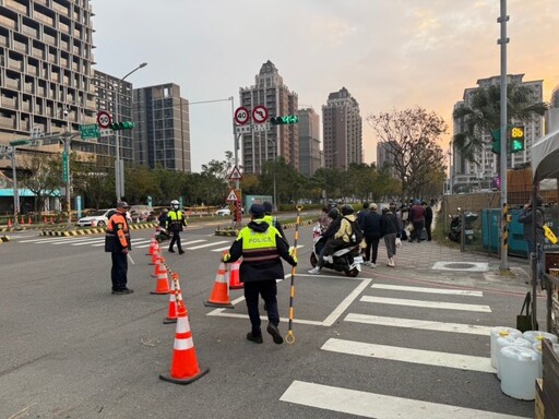 壢警全力守護跨年晚會安全 桃園警犬隊也出動