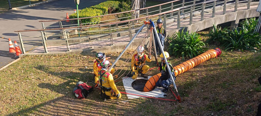 桃園水務局強化雨水下水道人孔蓋抗滑性 降低行車風險