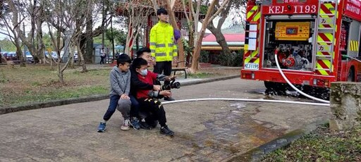 防災知識與梅花同行 角板山春節防火宣導活動開跑