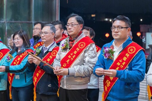 蘆竹山腳天公廟舉辦玉皇大帝祝壽大典 張善政發新年福袋