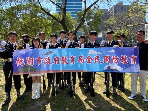 全國高中儀隊競賽北區初賽登場 桃園學子展現青春氣勢