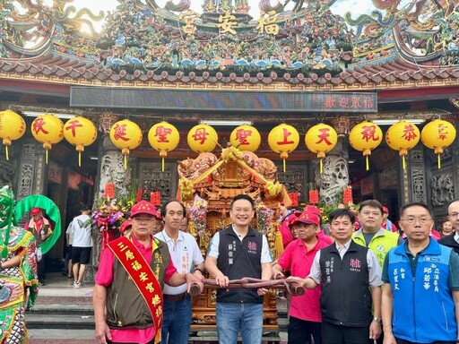大溪「老媽祖」出巡百年社頭齊聚 蘇俊賓：讓信仰代代相傳